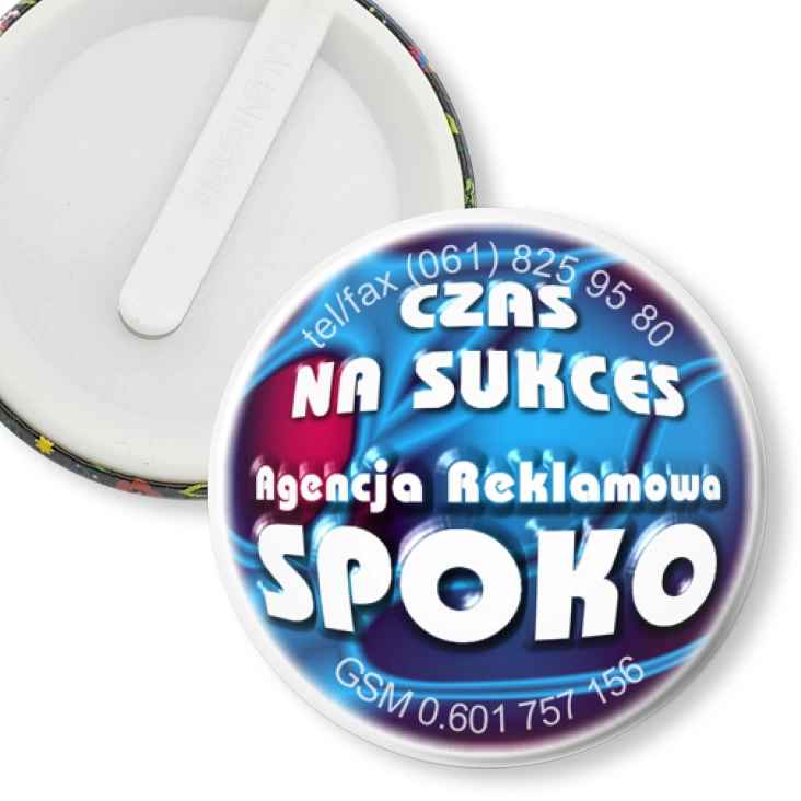 przypinka klips Agencja Reklamowa SPOKO