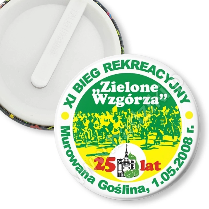 przypinka klips Bieg Rekreacyjny Zielone Wzgórza