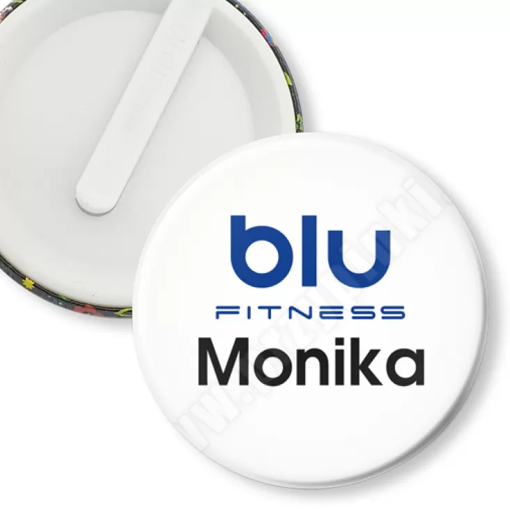 przypinka klips Blu Fitness