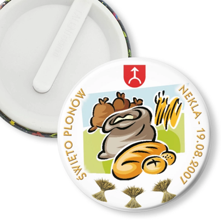 przypinka klips Dożynki Gminne Nekla 2007
