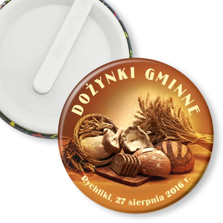 przypinka klips Dożynki Rychliki