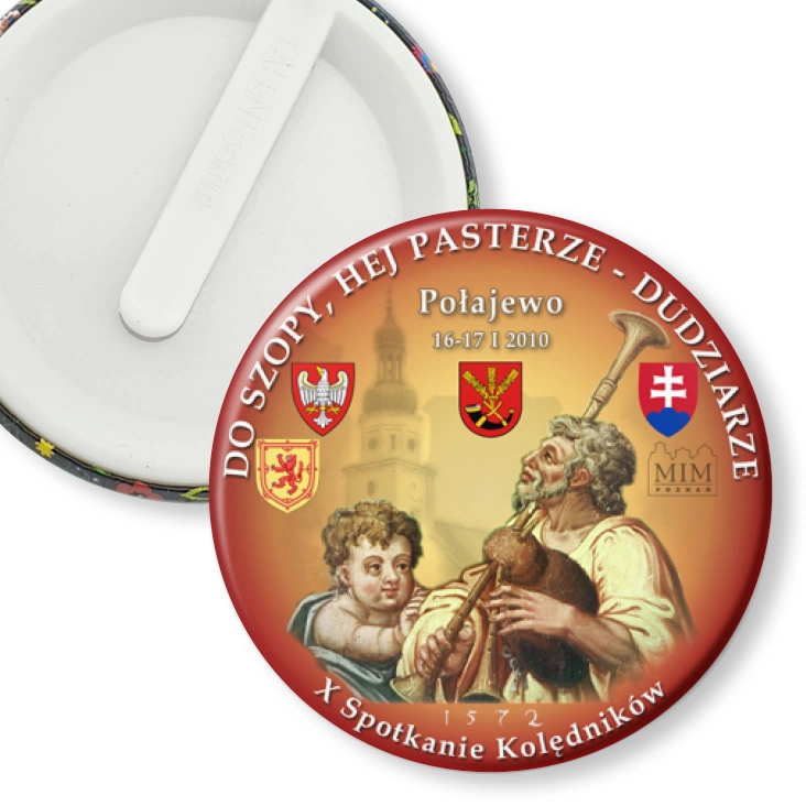 przypinka klips Dudziarze 2010