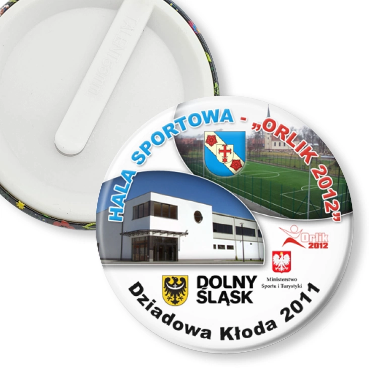 przypinka klips Dziadowa Kłoda 2011