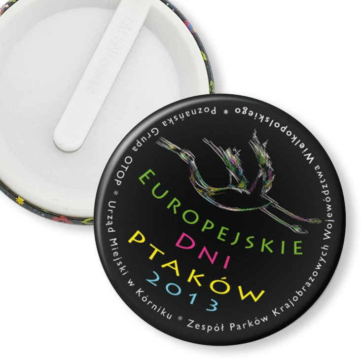 przypinka klips Europejskie Dni Ptaków 2013