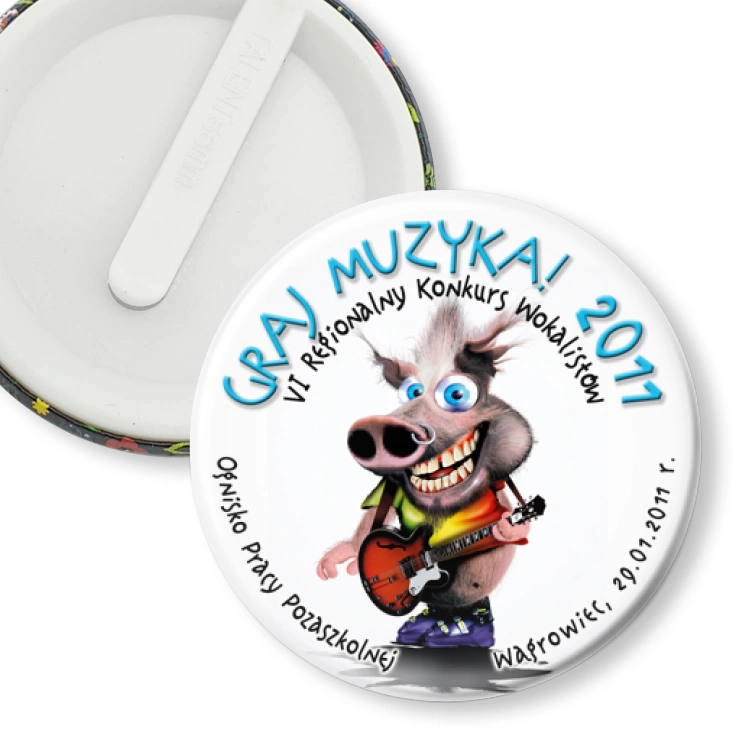 przypinka klips Graj Muzyka! 2011