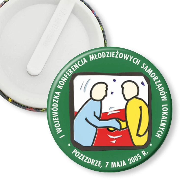 przypinka klips I Konferencja Młodzieżowych Samorządów Lokalnych