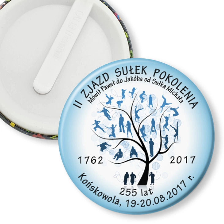 przypinka klips II ZJAZD Końskowola
