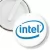 Przypinka klips Intel