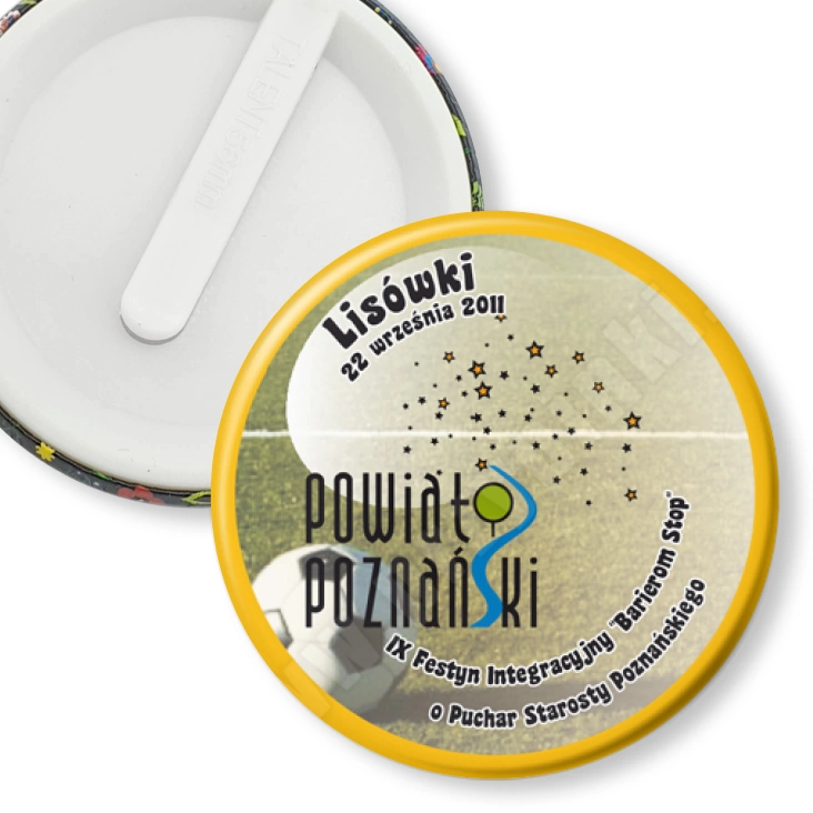 przypinka klips IX Festyn Integracyjny - Barierom Stop