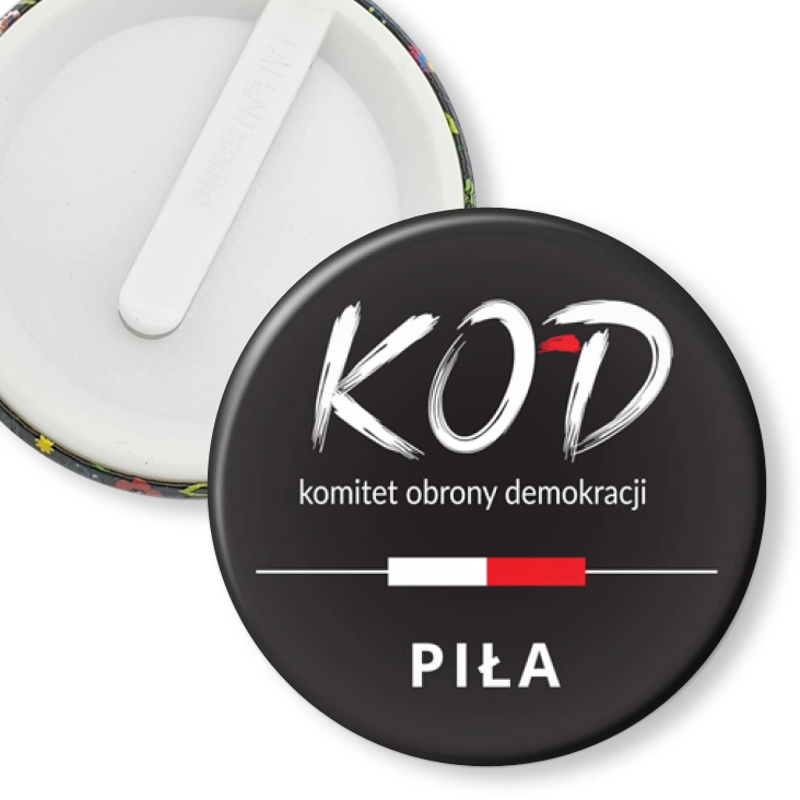 przypinka klips KOD Piła