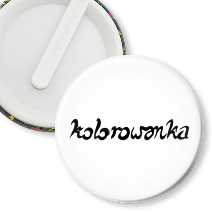 przypinka klips Kolorowanka