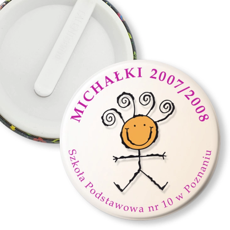 przypinka klips Michałki