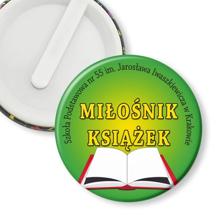 przypinka klips Miłośnik książek