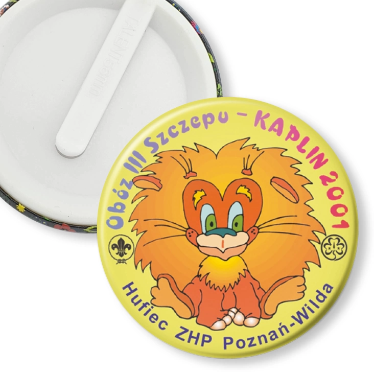 przypinka klips Obóz III Szczepu - Kaplin