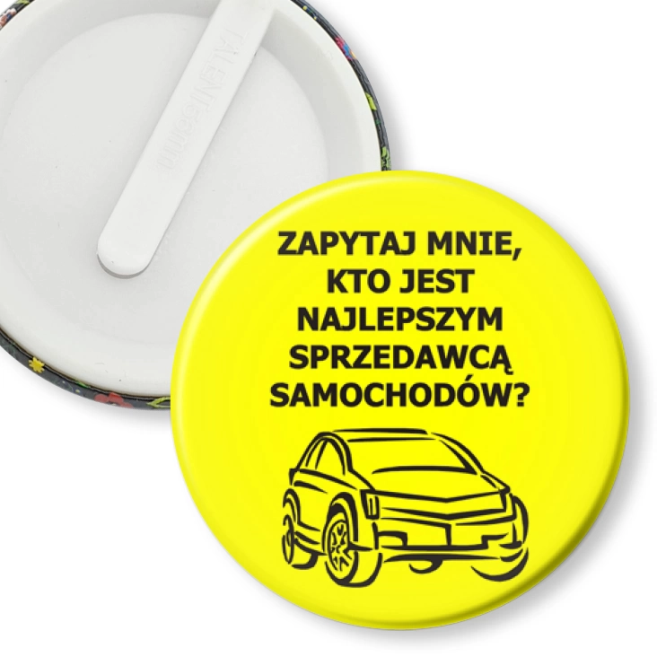 przypinka klips Opel Niedbała