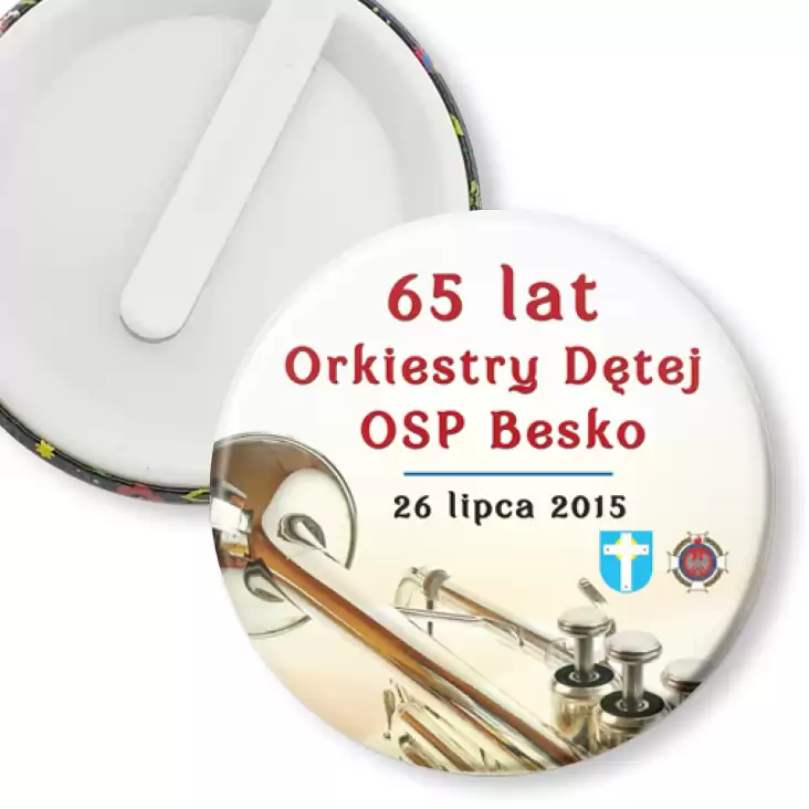 przypinka klips OSP Besko
