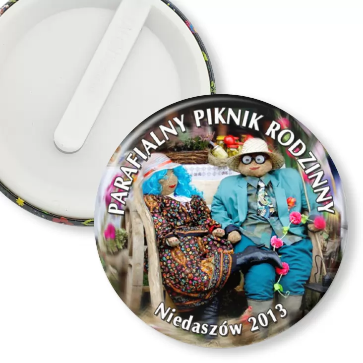 przypinka klips Parafialny Piknik Rodzinny - Niedaszów 2013
