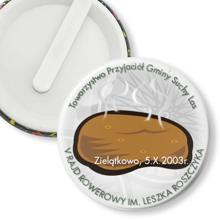 przypinka klips Pieczona Pyra 2003