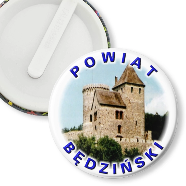 przypinka klips Powiat Będziński