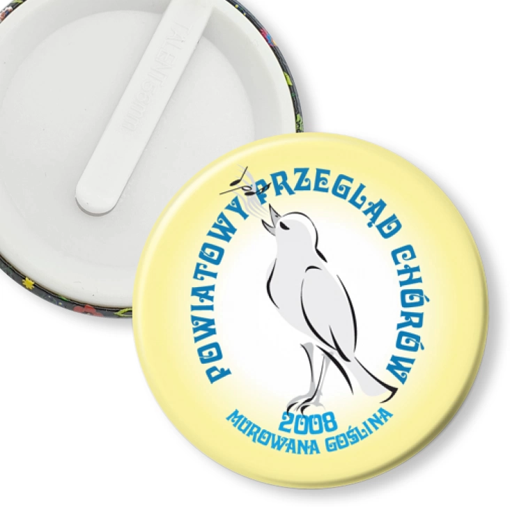 przypinka klips Powiatowy Przegląd Chórów