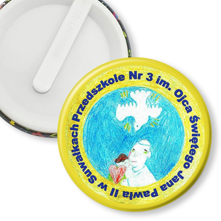 przypinka klips Przedszkole nr 3 w Suwałkach