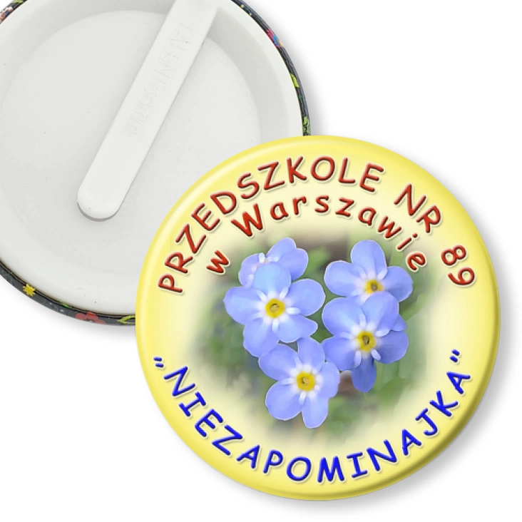 przypinka klips Przedszkole nr 89 w Warszawie