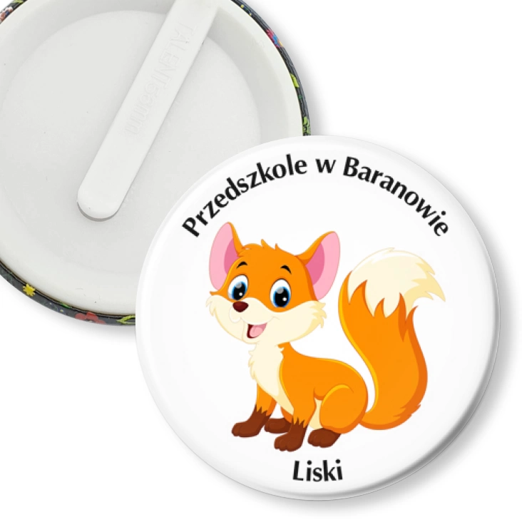 przypinka klips Przedszkole w Baranowie