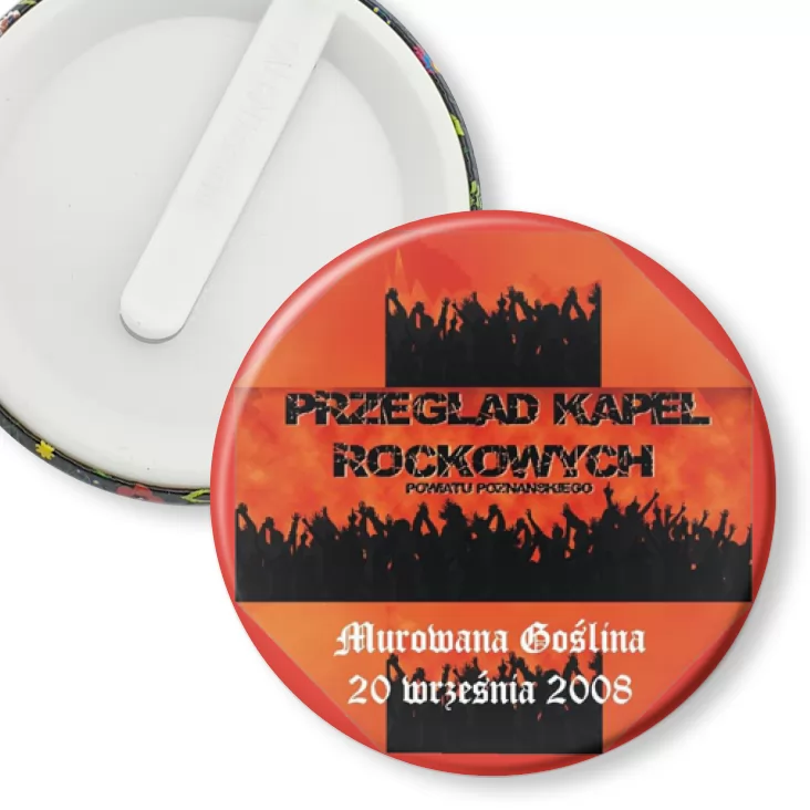 przypinka klips Przegląd Kapel Rockowych