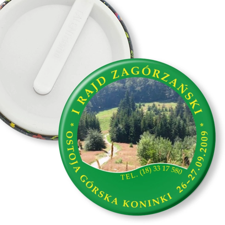 przypinka klips Rajd Zagórzański