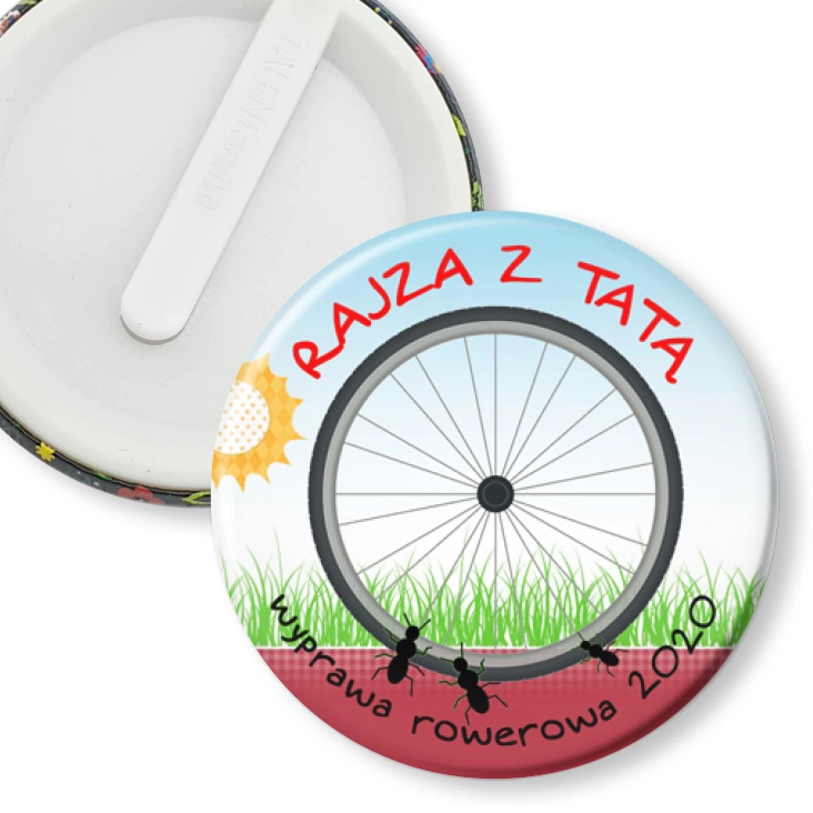 przypinka klips Rajza z tatą