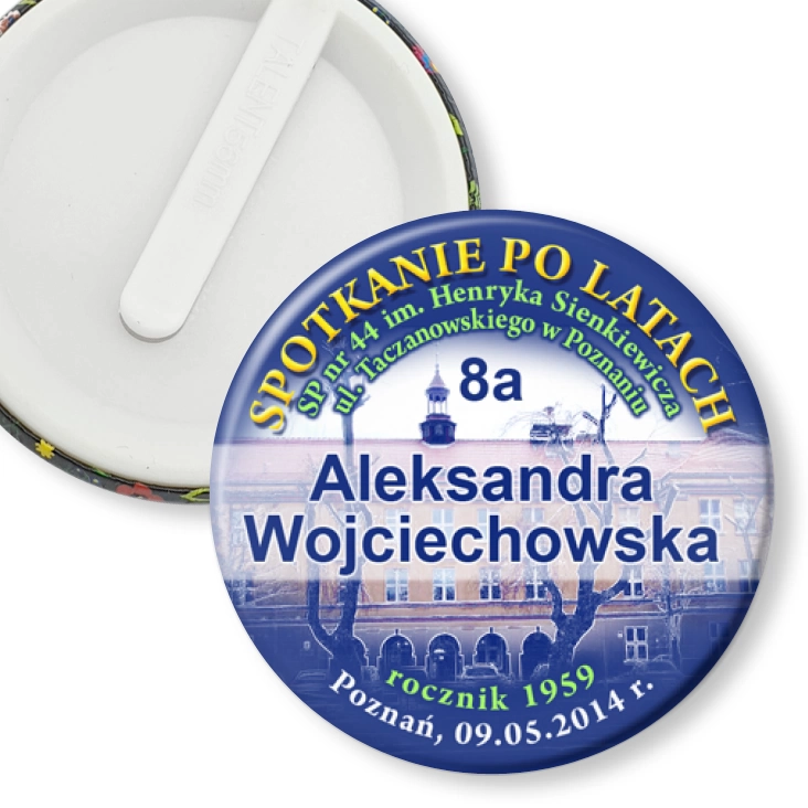 przypinka klips SP nr 44 w Poznaniu - Spotkanie po latach