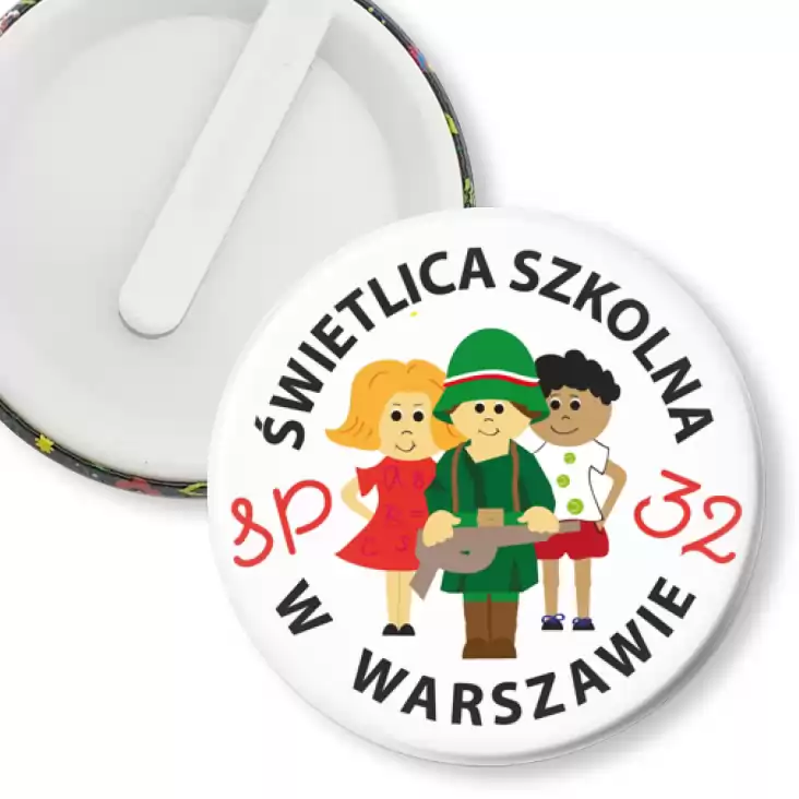 przypinka klips Świtlica Szkolna SP 32 w Warszawie