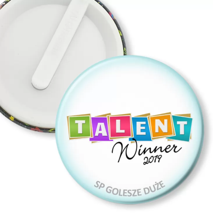 przypinka klips Talent Winner 2019