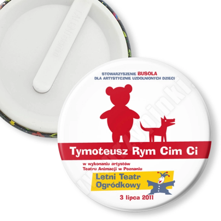 przypinka klips Tymoteusz Rym Cim Ci
