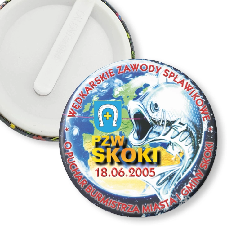 przypinka klips Wędkarskie Zawody Spławikowe 2005