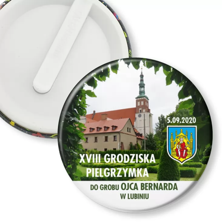 przypinka klips XVIII Pielgrzymka do Grobu Ojca Bernarda