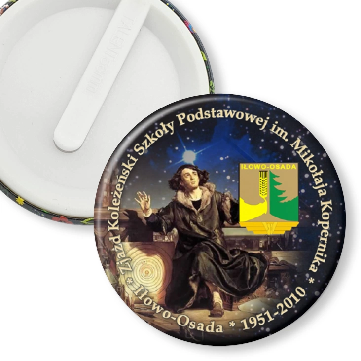 przypinka klips Zjazd Koleżeński SP Iłowo-Osada 2010
