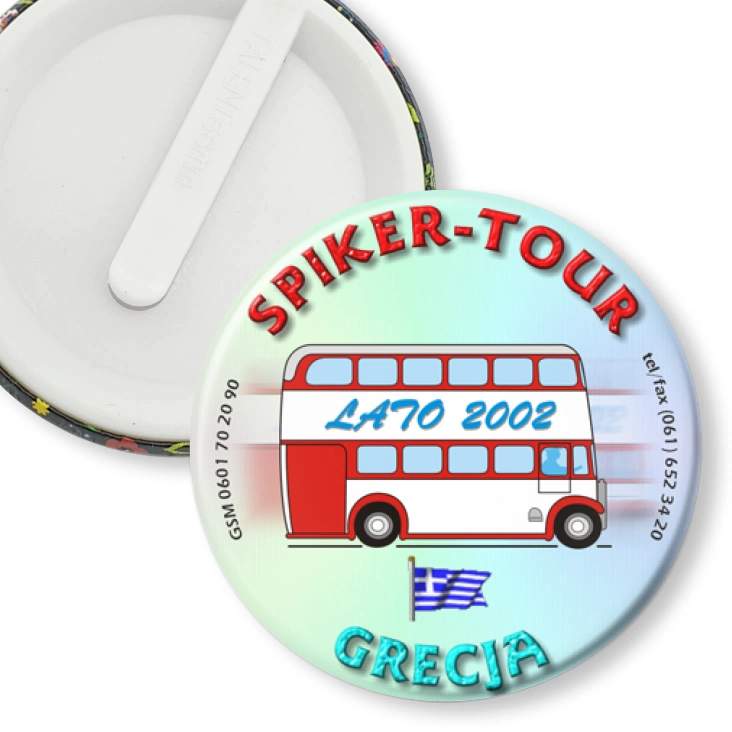 przypinka klips Spiker-Tour Grecja