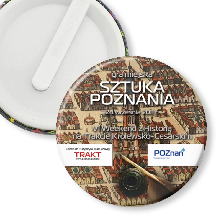 przypinka klips Sztuka Poznania