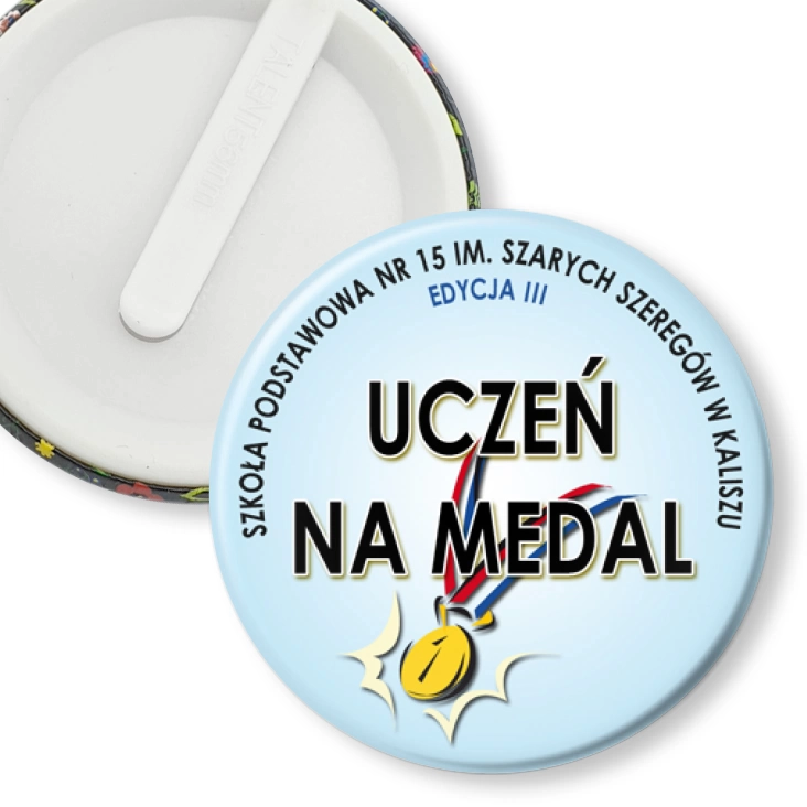 przypinka klips Uczeń na medal - edycja III