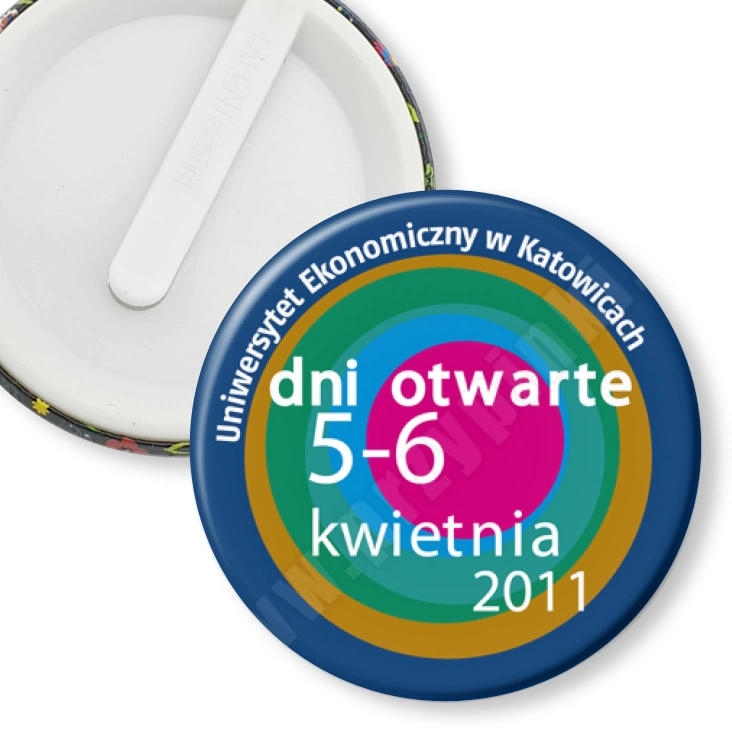 przypinka klips UE w Katowicach