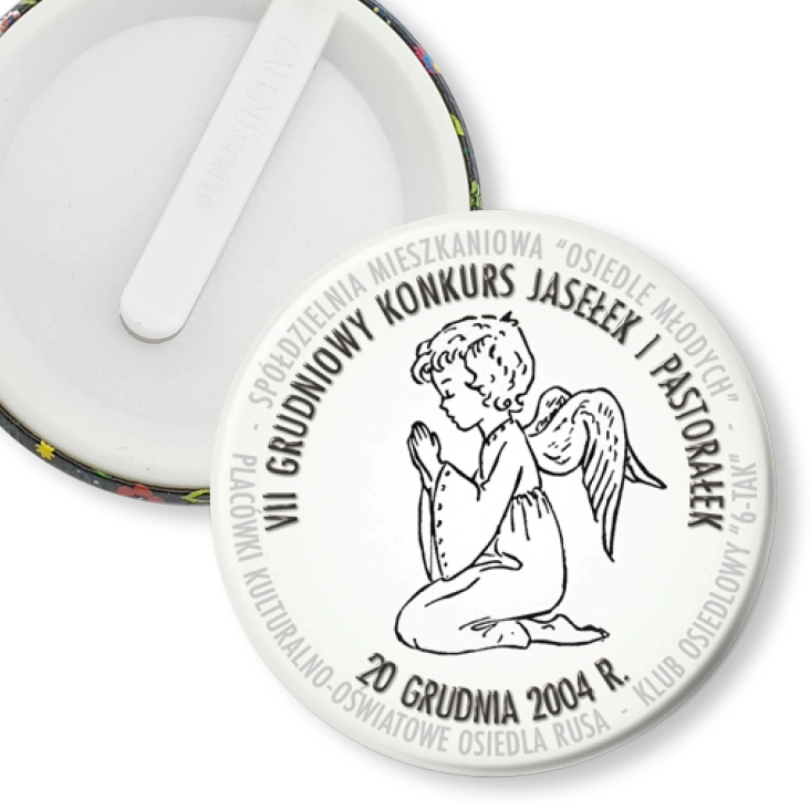 przypinka klips VII Grudniowy Konkurs jasełek i Pastorałek