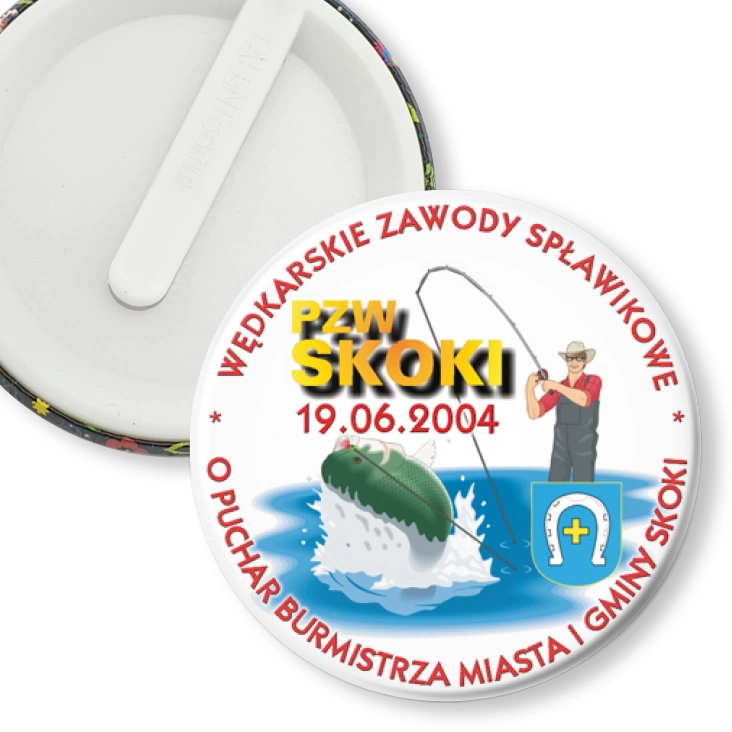 przypinka klips Wędkarskie Zawody Spławikowe 2004