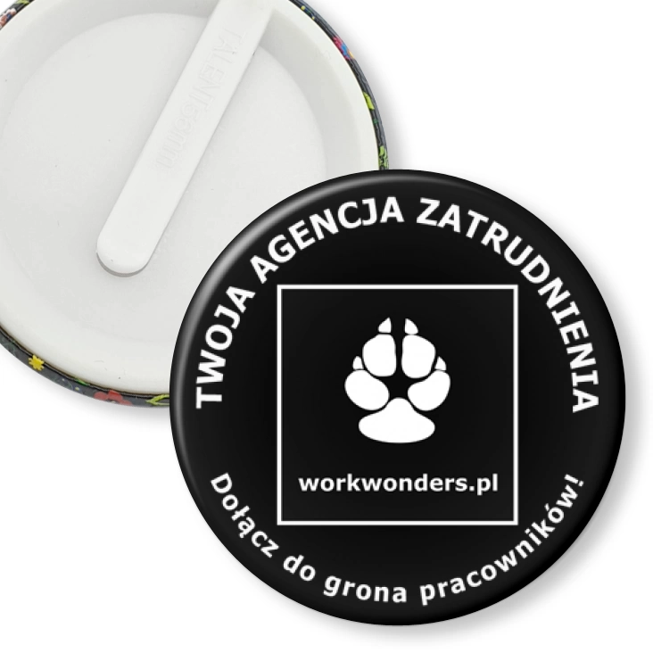 przypinka klips workwonder.pl