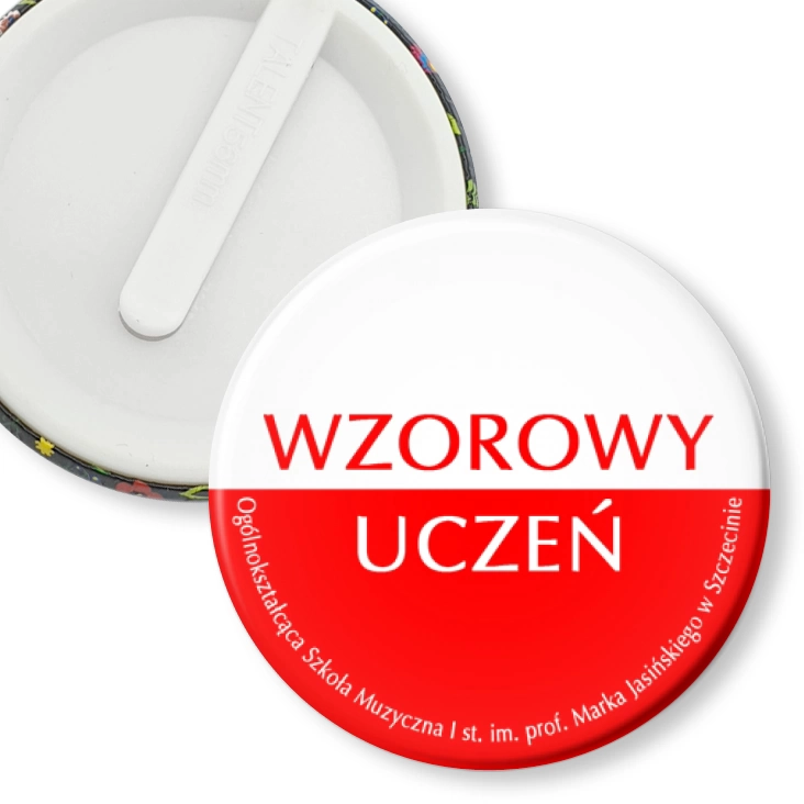 przypinka klips Wzorowy Uczeń