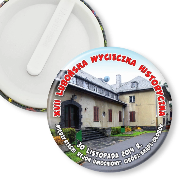 przypinka klips XVII Lubońska Wycieczka Historyczna