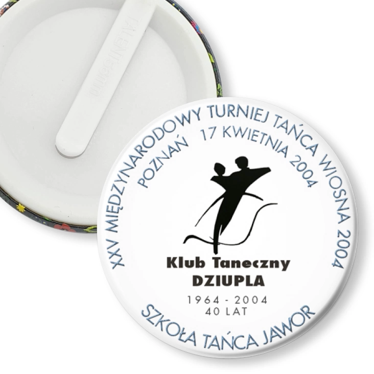 przypinka klips XXV Międzynarodowy Turniej Tańca