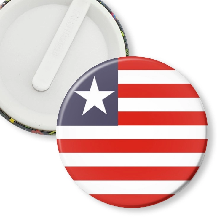 przypinka klips liberia