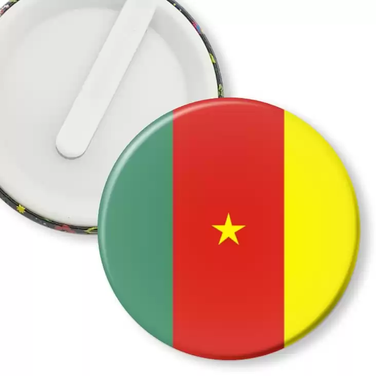 przypinka klips Flaga Kamerun