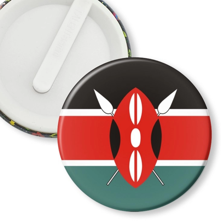 przypinka klips kenya